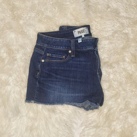 PAIGE CATALINA JEAN SHORTS - Picture 6 of 9